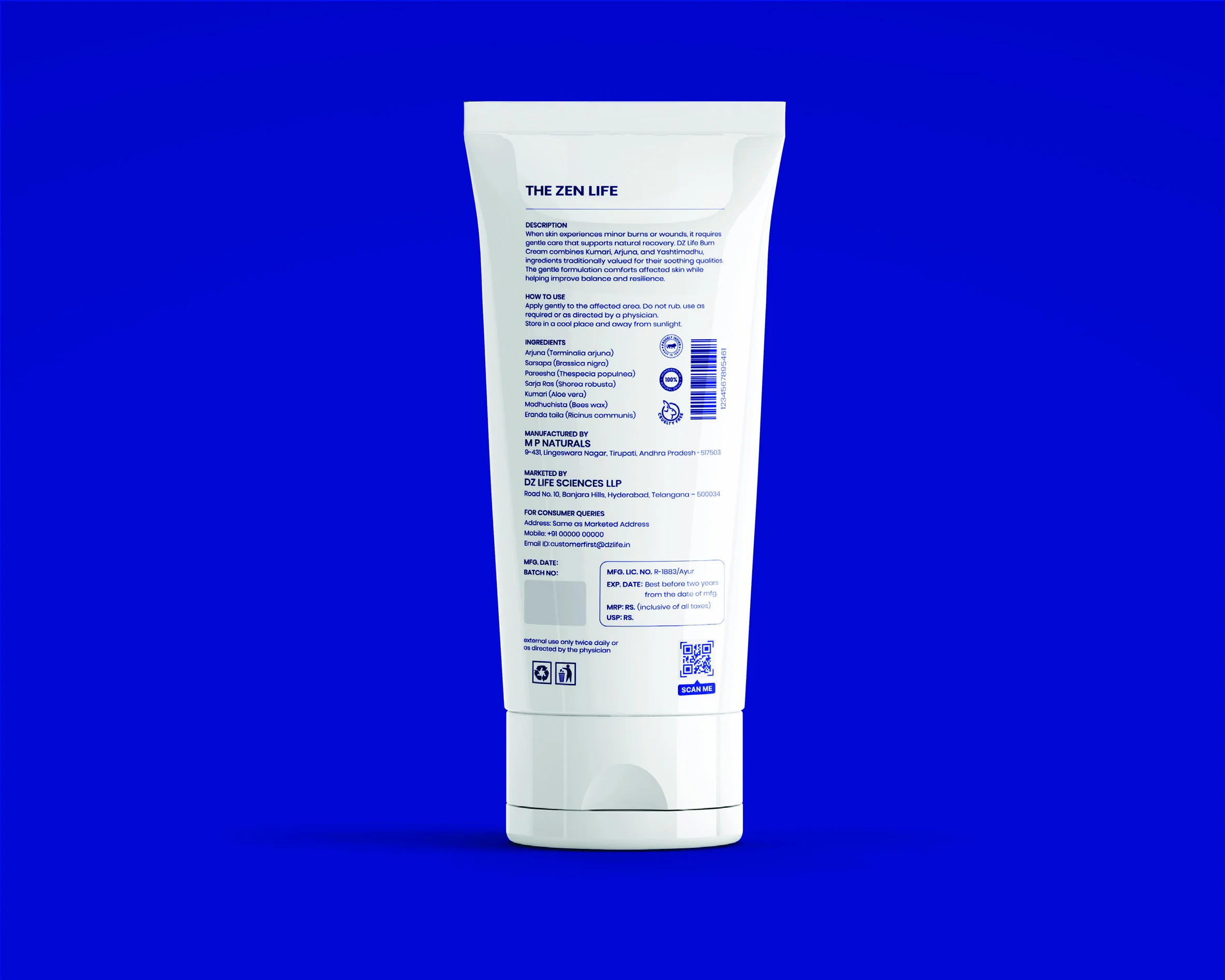 DZ Life Burn Cream